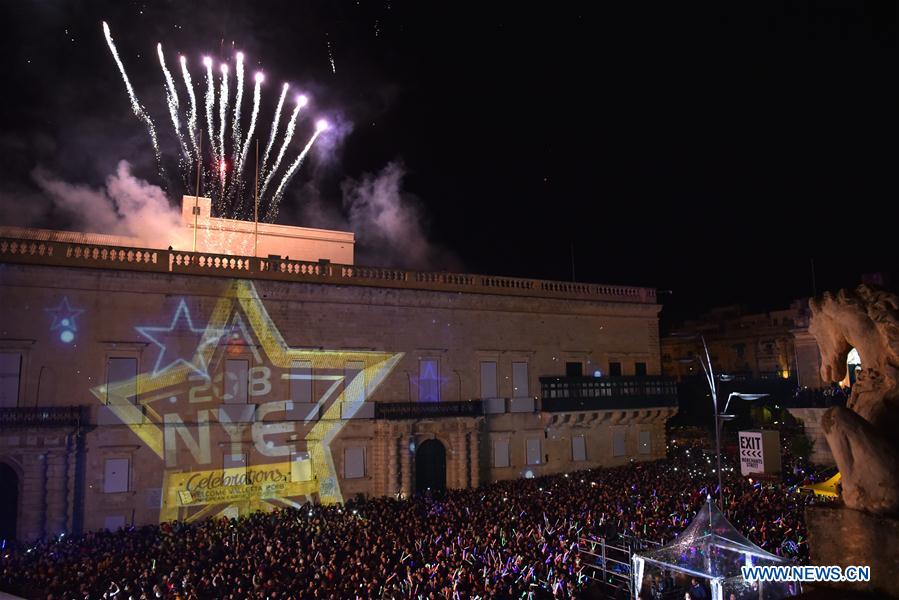 MALTA-VALLETTA-NEW YEAR-CELEBRATIONS