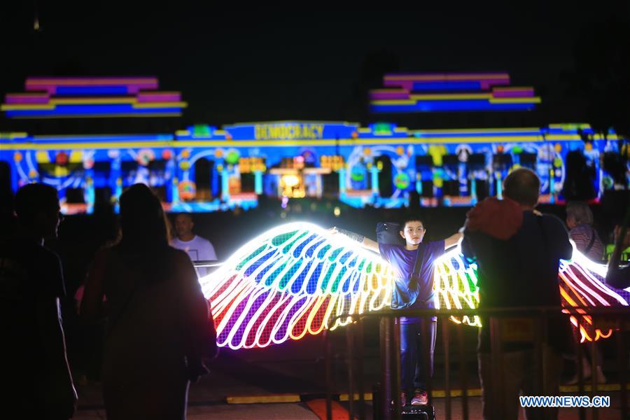 AUSTRALIA-CANBERRA-ENLIGHTEN FESTIVAL