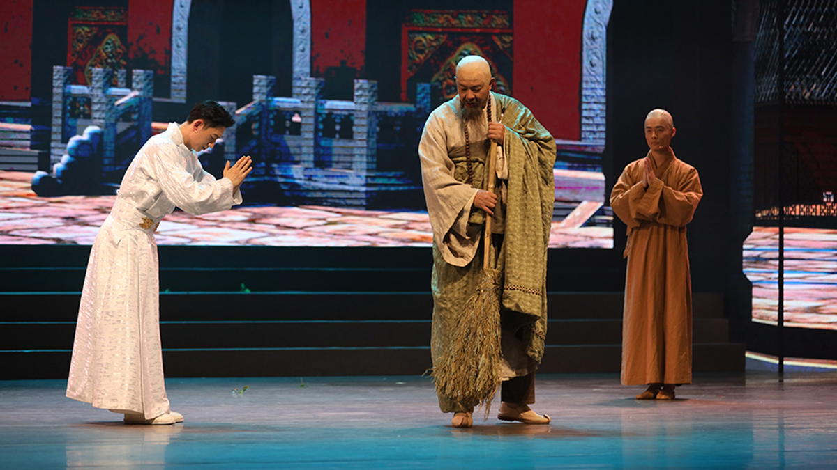 大型茶文化史詩音樂劇《茶道：一葉乾坤》演出現(xiàn)場(chǎng)