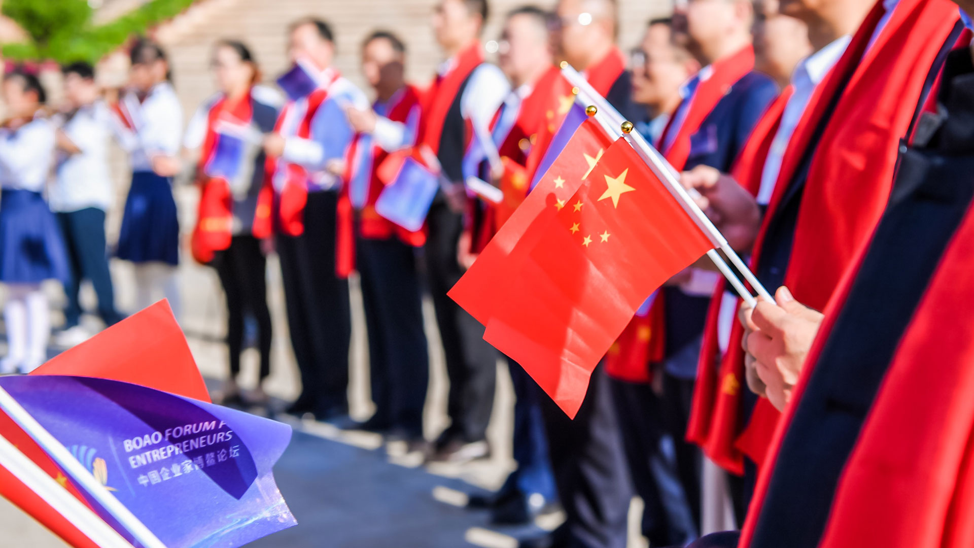 &ldquo;2019中國企業(yè)家博鰲論壇&rdquo;音樂紀(jì)錄片拍攝現(xiàn)場