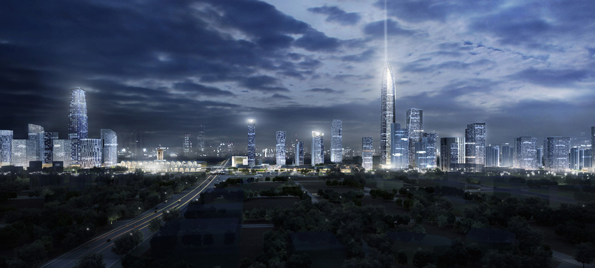 石家莊中央商務(wù)區(qū)的南區(qū)和北區(qū)，將分別以金融和智慧為核心進(jìn)行建設(shè)，帶動(dòng)產(chǎn)業(yè)經(jīng)濟(jì)集聚