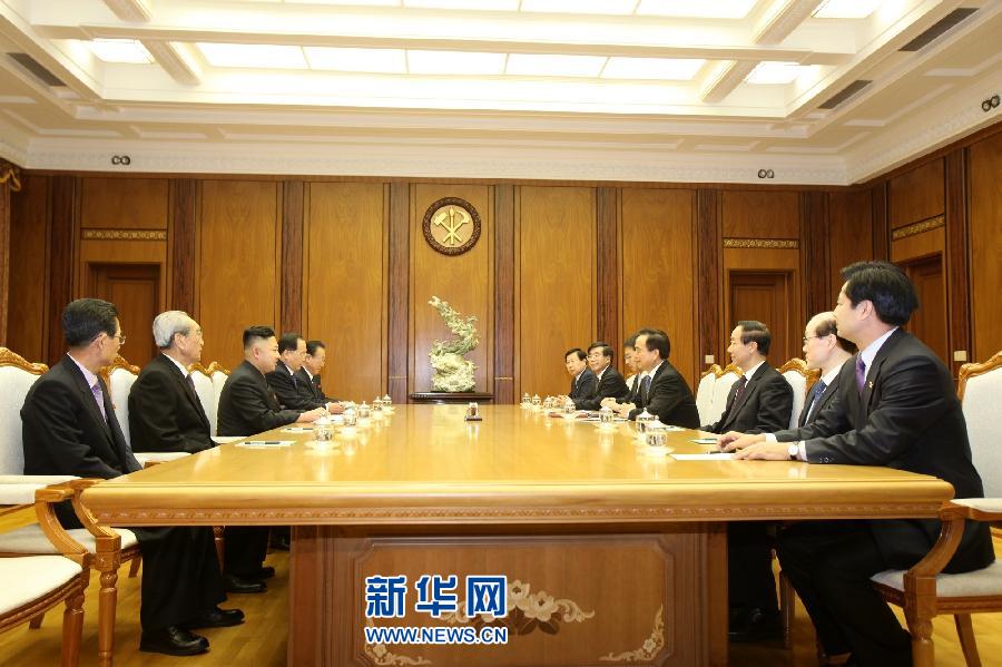 （國際）金正恩會(huì)見李建國