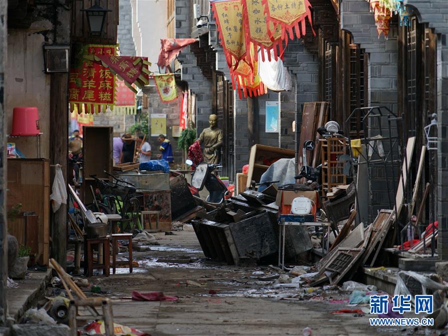 （關(guān)注&ldquo;利奇馬&rdquo;&middot;圖文互動）（2）古城洪災(zāi) 八方馳援&mdash;&mdash;洪水災(zāi)害下的浙江臨?，F(xiàn)場目擊