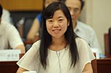 共產(chǎn)黨員微信、易信受眾代表喬薇發(fā)言