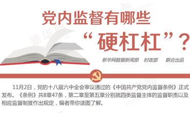 黨內(nèi)監(jiān)督有哪些&ldquo;硬杠杠&rdquo;？