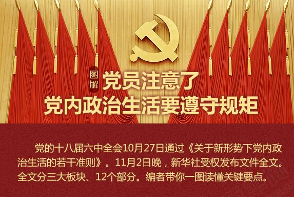 黨員注意了，黨內政治生活要遵守規(guī)矩