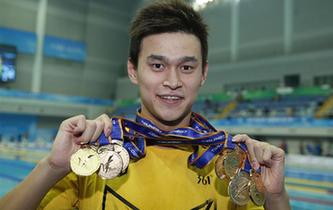 孫楊，六金一銀！