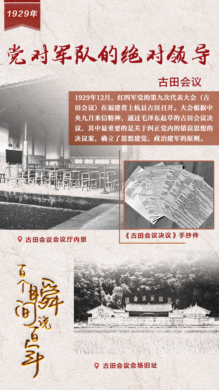 1929，黨對軍隊的絕對領(lǐng)導(dǎo)