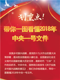 劃重點(diǎn)！帶你一圖看懂2018年中央一號(hào)文件