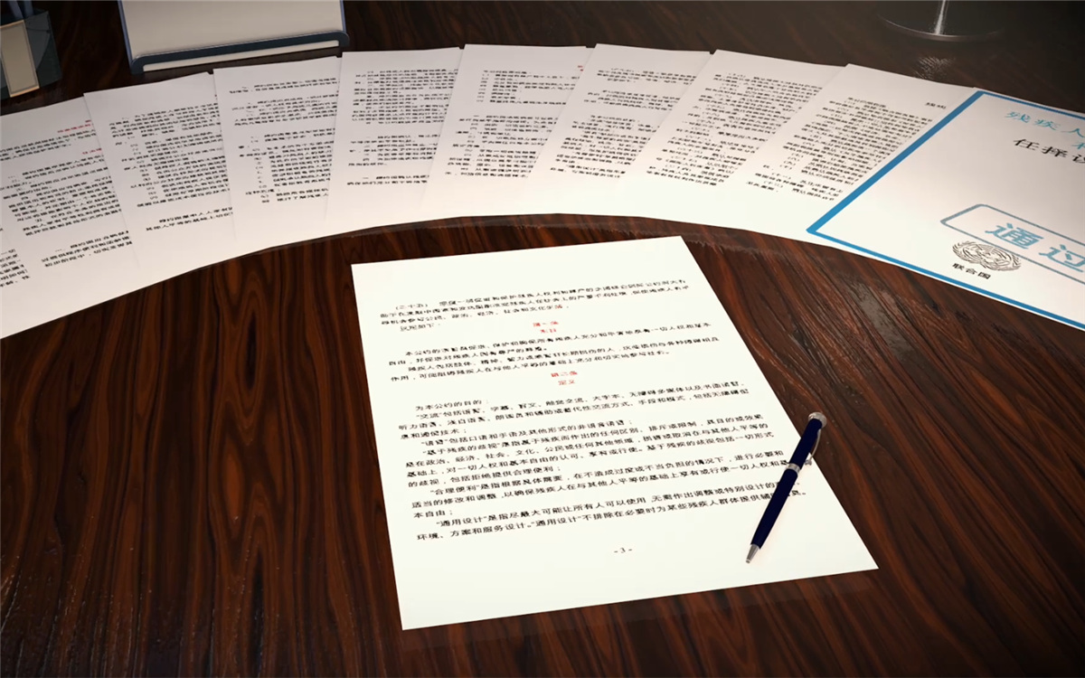 2006年12月，《殘疾人權(quán)利公約》在聯(lián)合國(guó)大會(huì)獲得通過