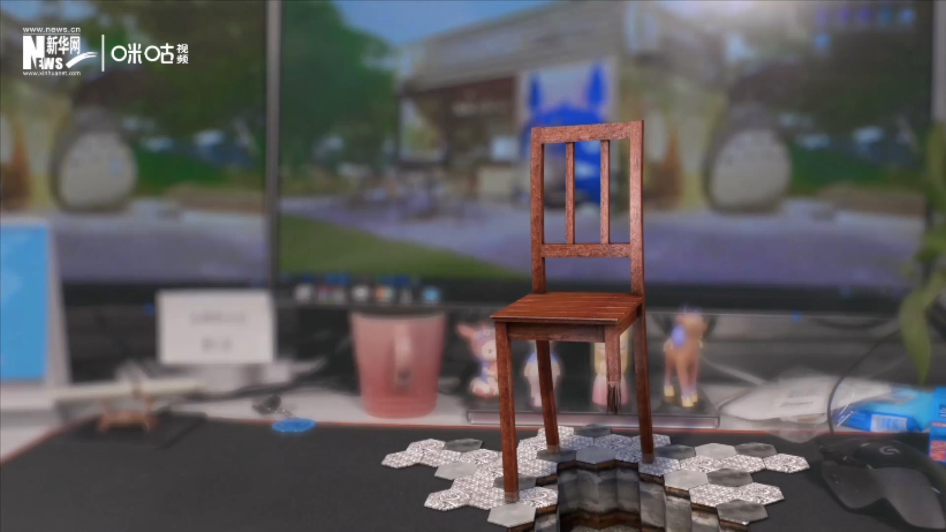 椅子重5噸，高達12米，椅背有兩層樓高