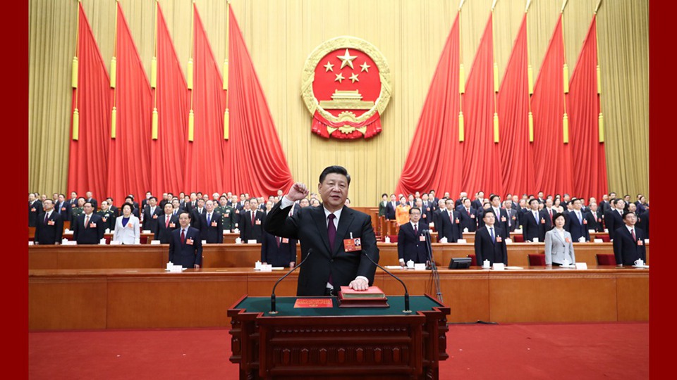 習(xí)近平當(dāng)選國(guó)家主席、中央軍委主席