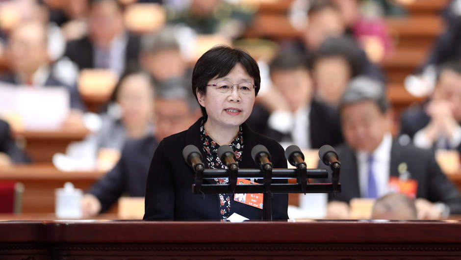 民革中央副主席、上海市委會主委，上海市人大常委會副主任 高小玫