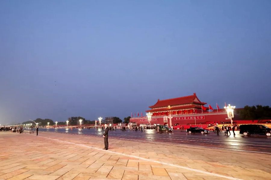 這就是今天早上的北京！