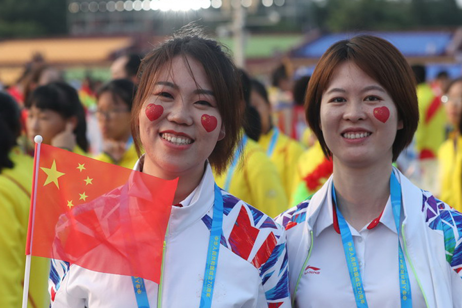 今晚，我們歡聚在天安門廣場