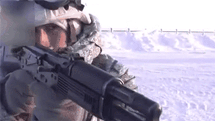 俄在北極地區(qū)舉行大規(guī)?？畿姺N演習(xí)