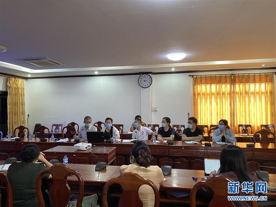 (國(guó)際疫情·圖文互動(dòng))(1)通訊:中國(guó)與老撾攜手共繪抗疫“路線圖”