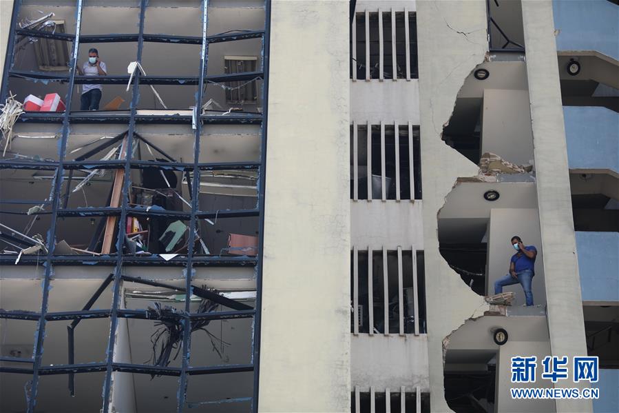 (國(guó)際)(13)黎巴嫩貝魯特:爆炸過(guò)后